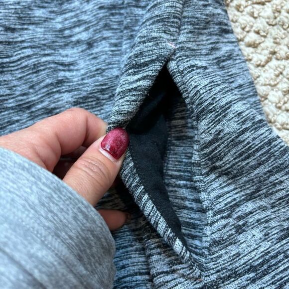 Ladies Lukka Brand Black and White Hoodie with‎ Pink Detail Size Medium - Picture 7 of 11